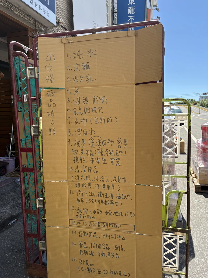 角兒協會物資中心 15大分類 原版